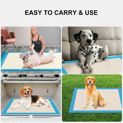 Gardner Pet Ultra Absorbent Thicker Dog Pee Pads Rugular 22"x22" Leak-Proof Odor-Control Small Blue