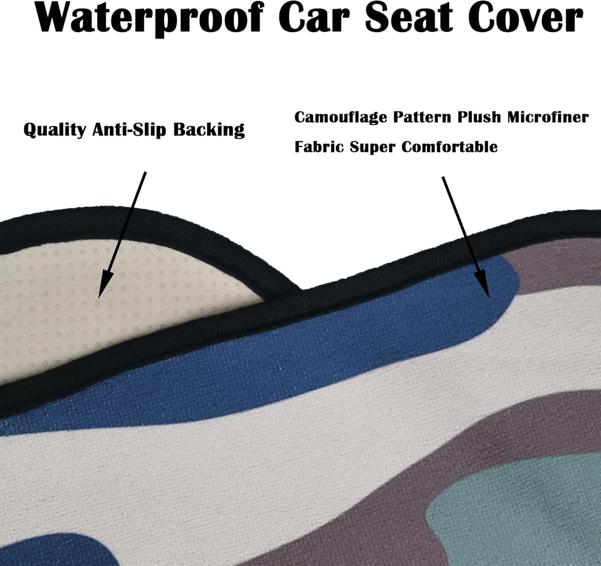 Car Seat Cover Protector Front Seats,for Gym Workout,Running,Swimming,Beach and Hiking,Waterproof