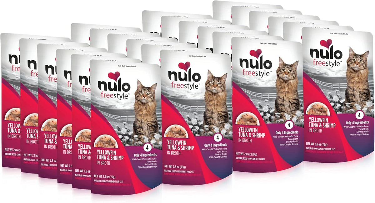 Nulo Freestyle Cat & Kitten Wet Cat Food Pouch, Premium All Natural Grain-Free Soft Cat Food Topper