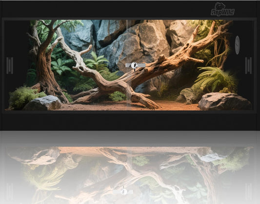 50 Gallon PVC Reptile Enclosure, RepWild 36"x18"x18" Terrarium/Tank with Heavy-Duty Screen Top