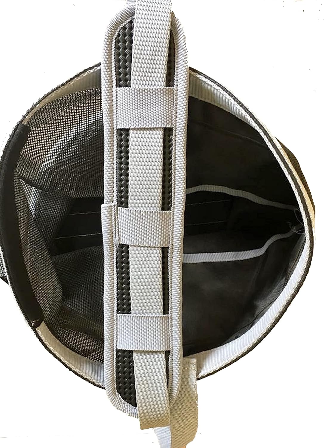 Majestic Ally Horse Feed Bag, Heavy Duty Nylon Mesh Grain Feed Bag, Adjustable Strap with Durable
