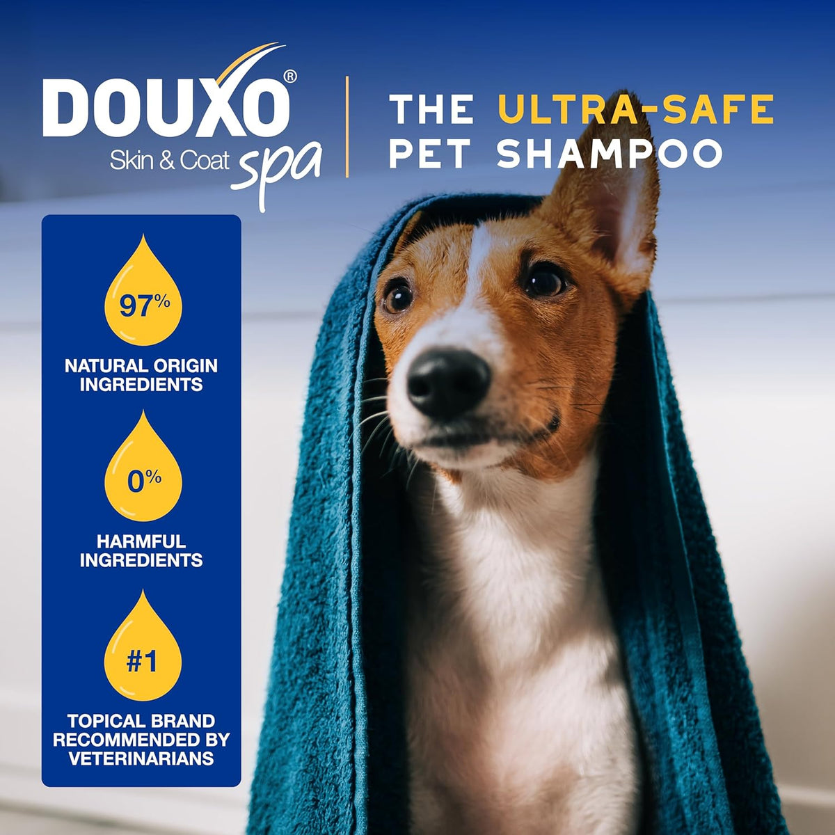 DOUXO® Skin & Coat SPA - Ultra-Safe Oatmeal Dog Conditioner, 16 fl oz, Safely Detangles