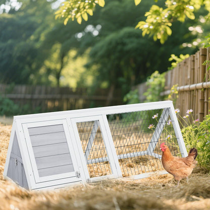 Quail Cages,Wooden Chicken Coop,Nesting Boxes for Chickens,Brooder Box Indoor Outdoor,A-Frame
