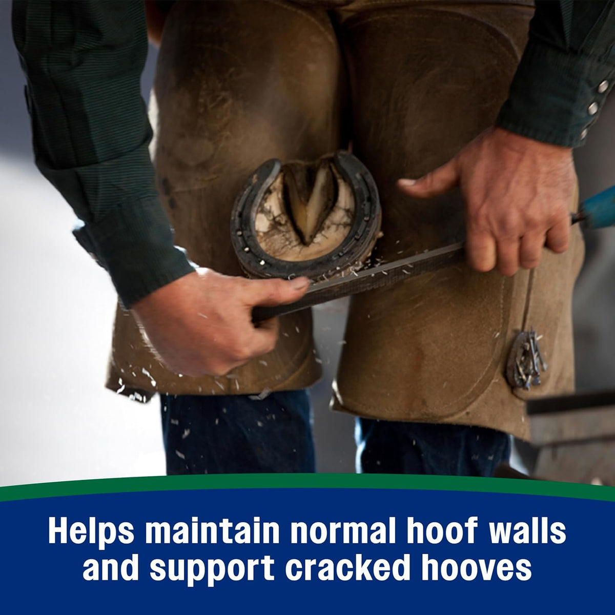 Farnam Horseshoer's Secret Pelleted Hoof Supplement for horses promotes healthy hoof growth, 11lb.