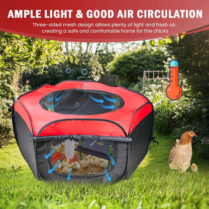 Chicken Brooder Box for Chick Starter Kit - 10 * 12inch Brooder Heating Plate Chick Brooder