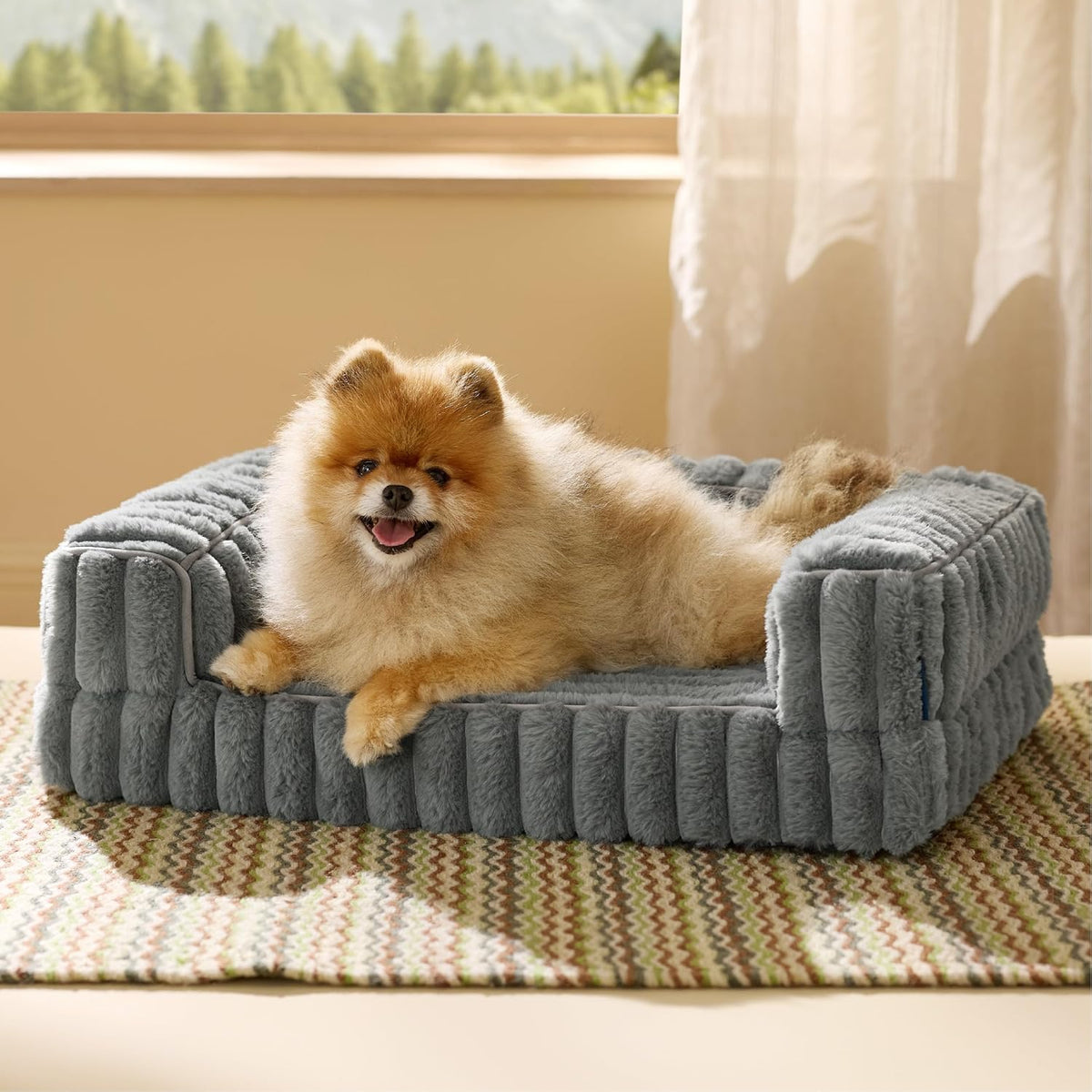 Bedsure Orthopedic Dog Bed for Small Dogs, Waterproof Memory Foam Small Pet Beds with Sides