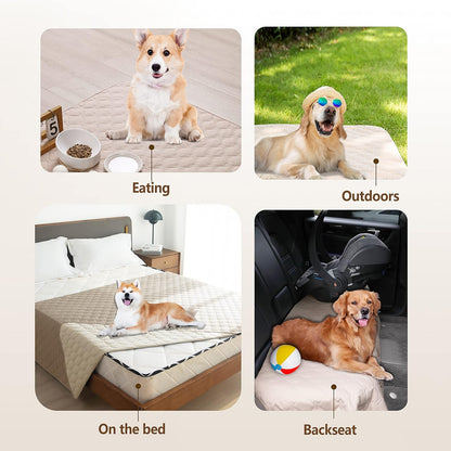 gogobunny 100% Double-Sided Waterproof Dog Bed Cover Pet Blanket Sofa Couch Furniture Protector for