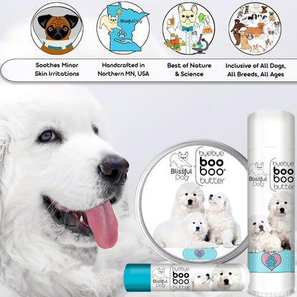 The Blissful Dog 4 oz TIN Great Pyrenees Booboo Butter