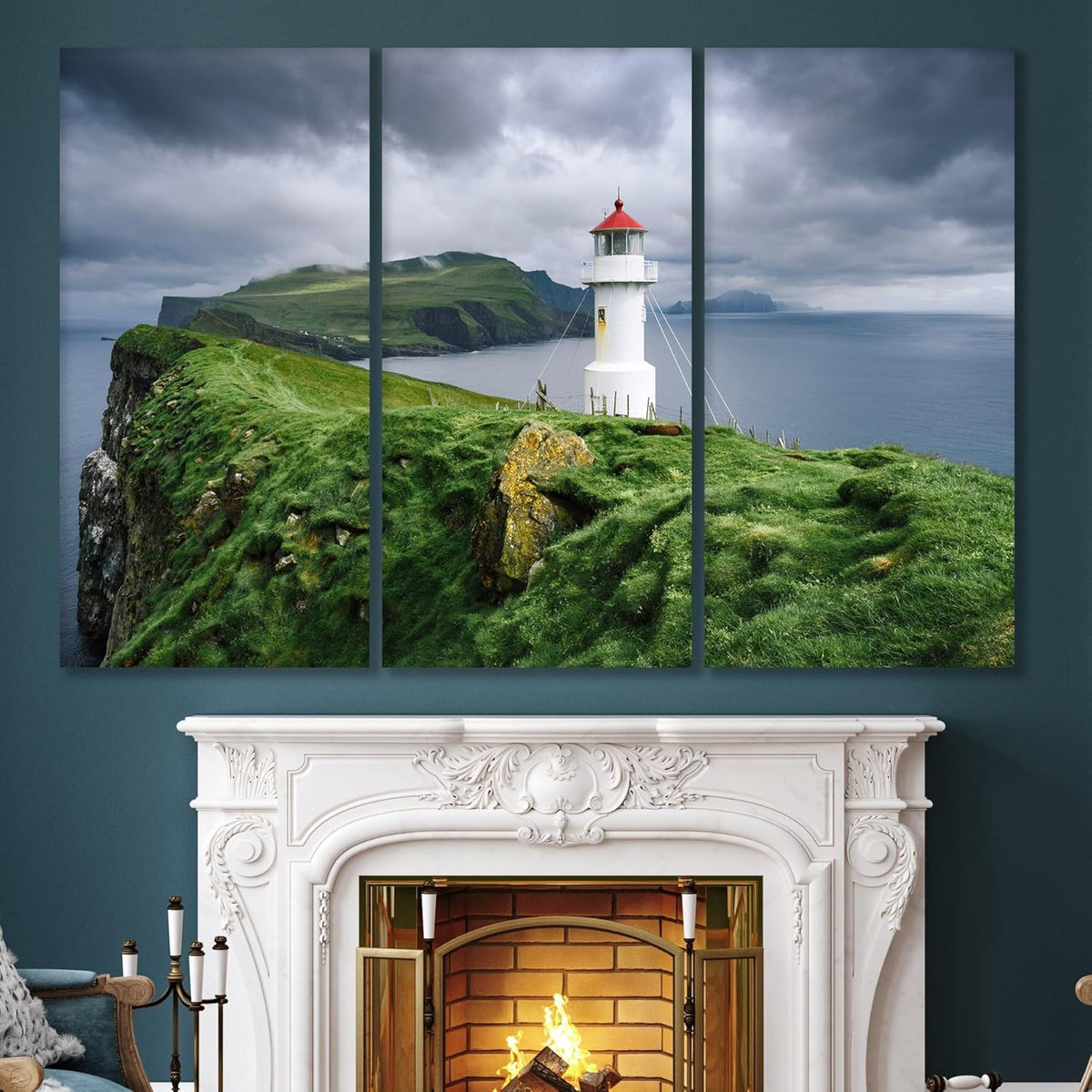 Nature Wall Art Prints - Ocean Forest Mountain Lake Canvas Landscapes - Small to Extra Large Living