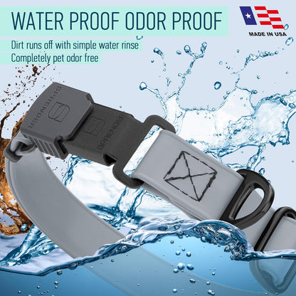 Dogline Biothane Waterproof Dog Collar with Herm Sprenger Stainless Steel Quick Release Buckle