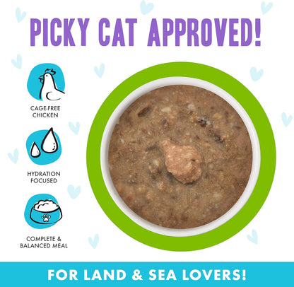 Weruva B.F.F. OMG - Best Feline Friend Oh My Gravy!, Selfie Cam! with Chicken & Lamb in Gravy Cat