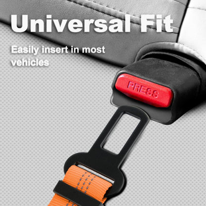 Plutus Pet Dog Seat Belt for Car, Adjustable Dog Car Harness with Carabiner Clip, Reflective Safety