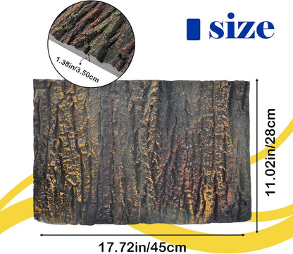 Reptile Tank Background Board Rock Terrarium Cork Background Board 3D Wall Backdrop Aquarium DéCor