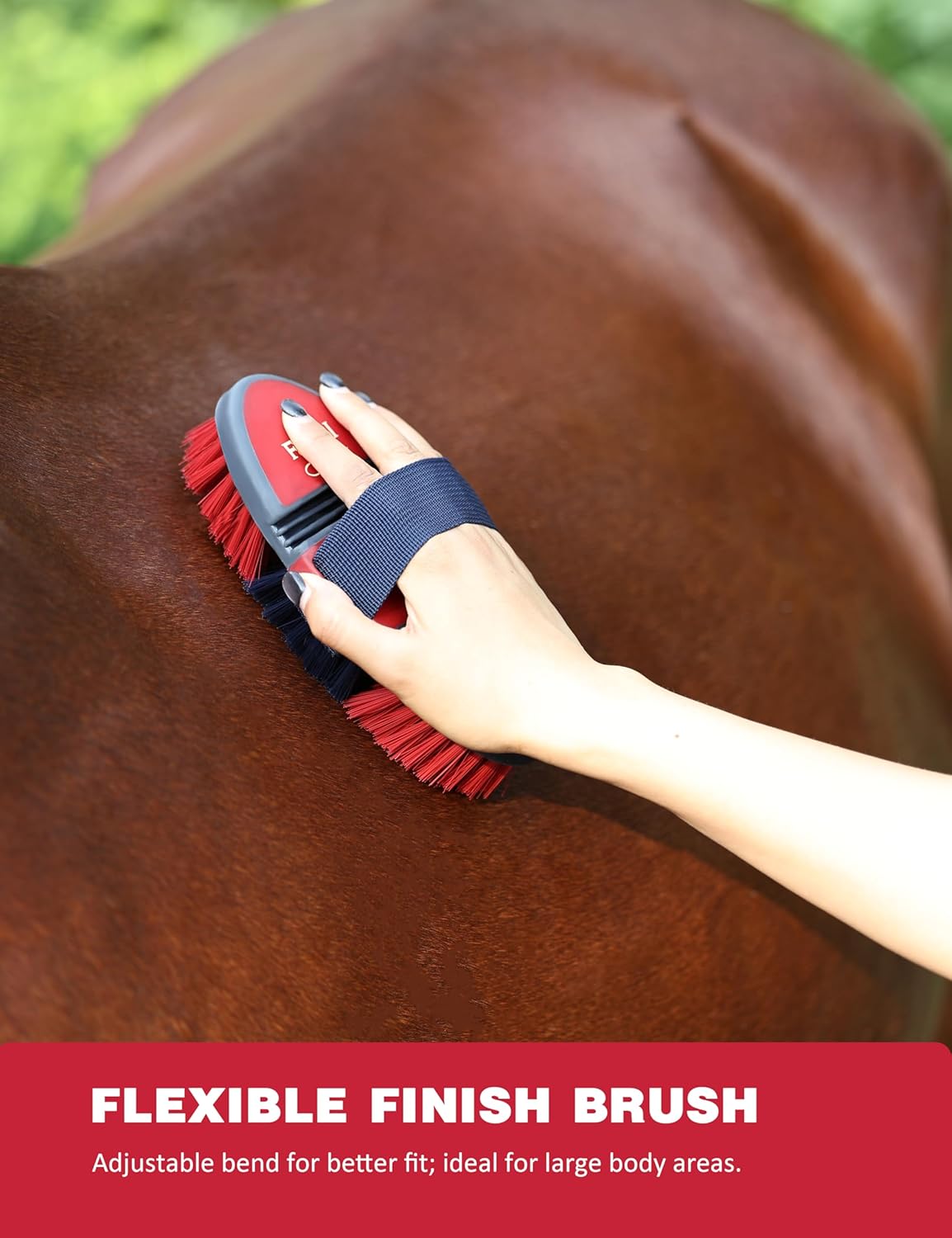 11PCS Horse Grooming Kit Curry Comb Sweat Scraper Horse Bathing Supplies Grooming Tools with