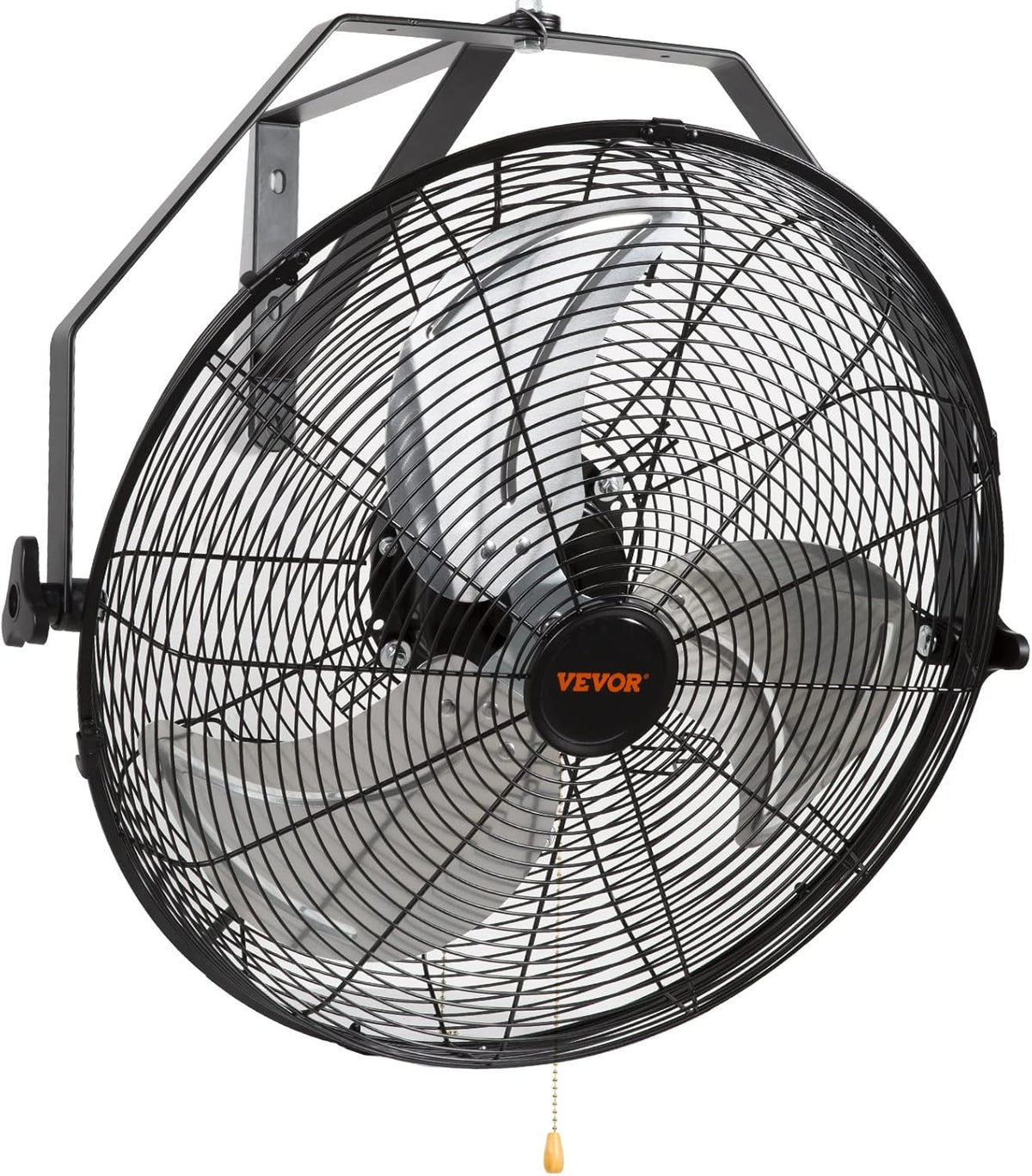 VEVOR 18 Inch Wall Mount Fan, 3-speed IP44 Waterproof, Max. 4150 CFM Wall Mounted Fan for Outdoor