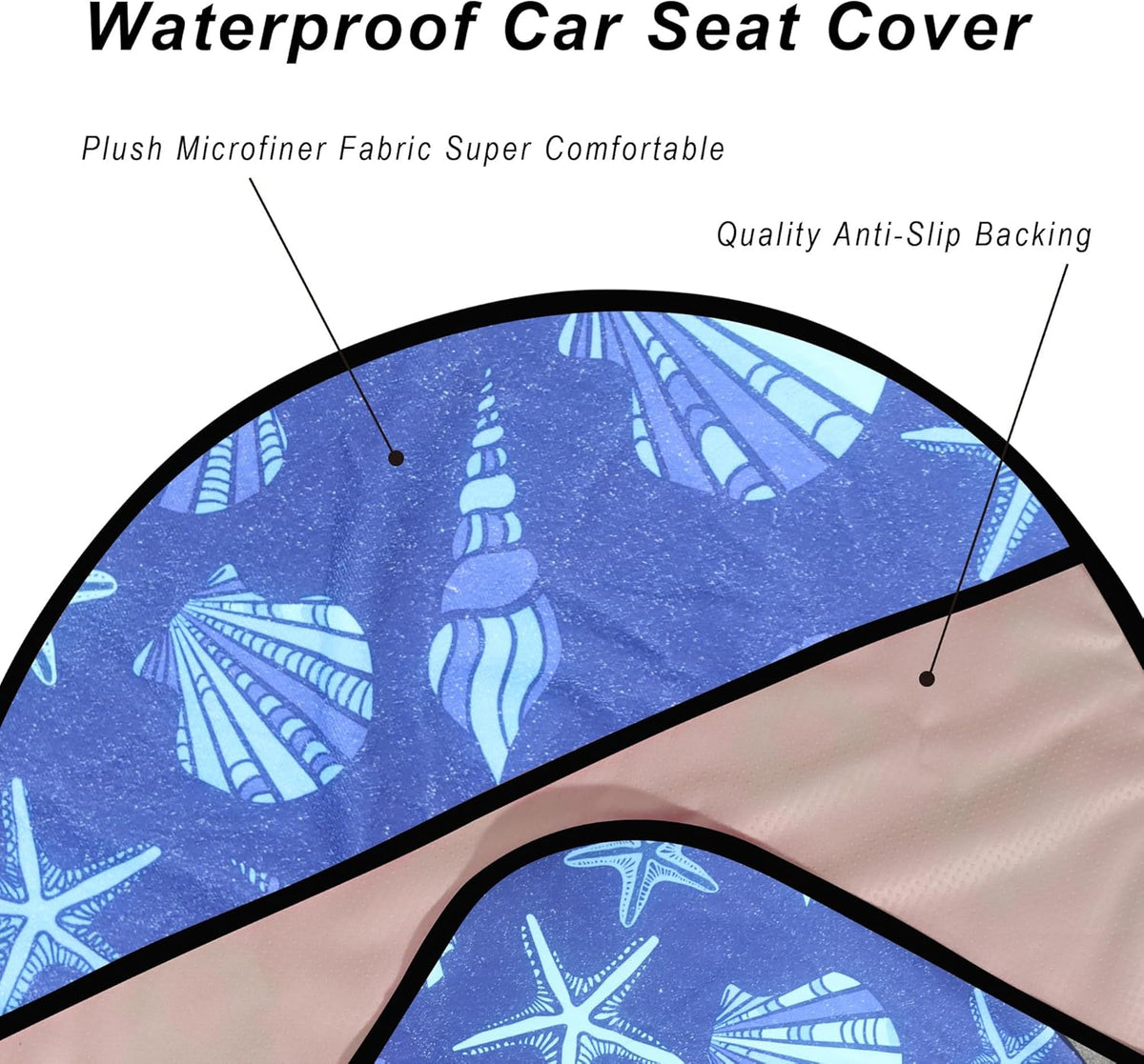 Car Seat Cover Protector Front Seats,for Gym Workout,Running,Swimming,Beach and Hiking,Waterproof