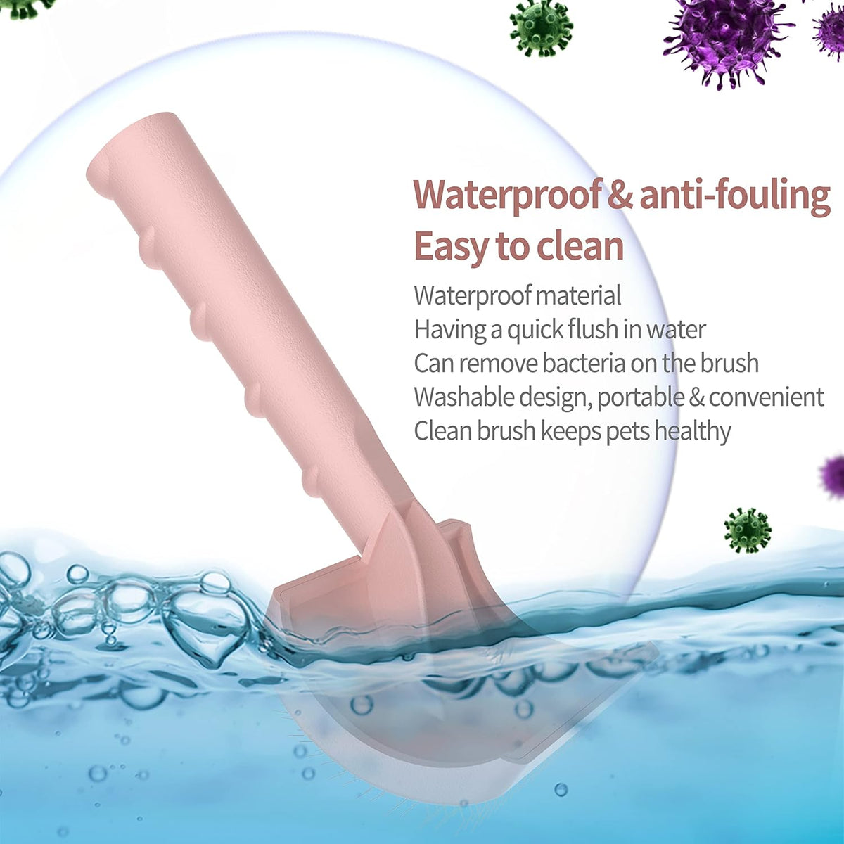 Super Dense Soft Slicker Brush for Thick and Long Fur Dogs - Grooming Brush for Fluff, Shedding