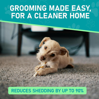 Maxpower Planet Hair Brush - Double Sided Shedding, Dematting Undercoat Rake for Dogs, Cats - Extra