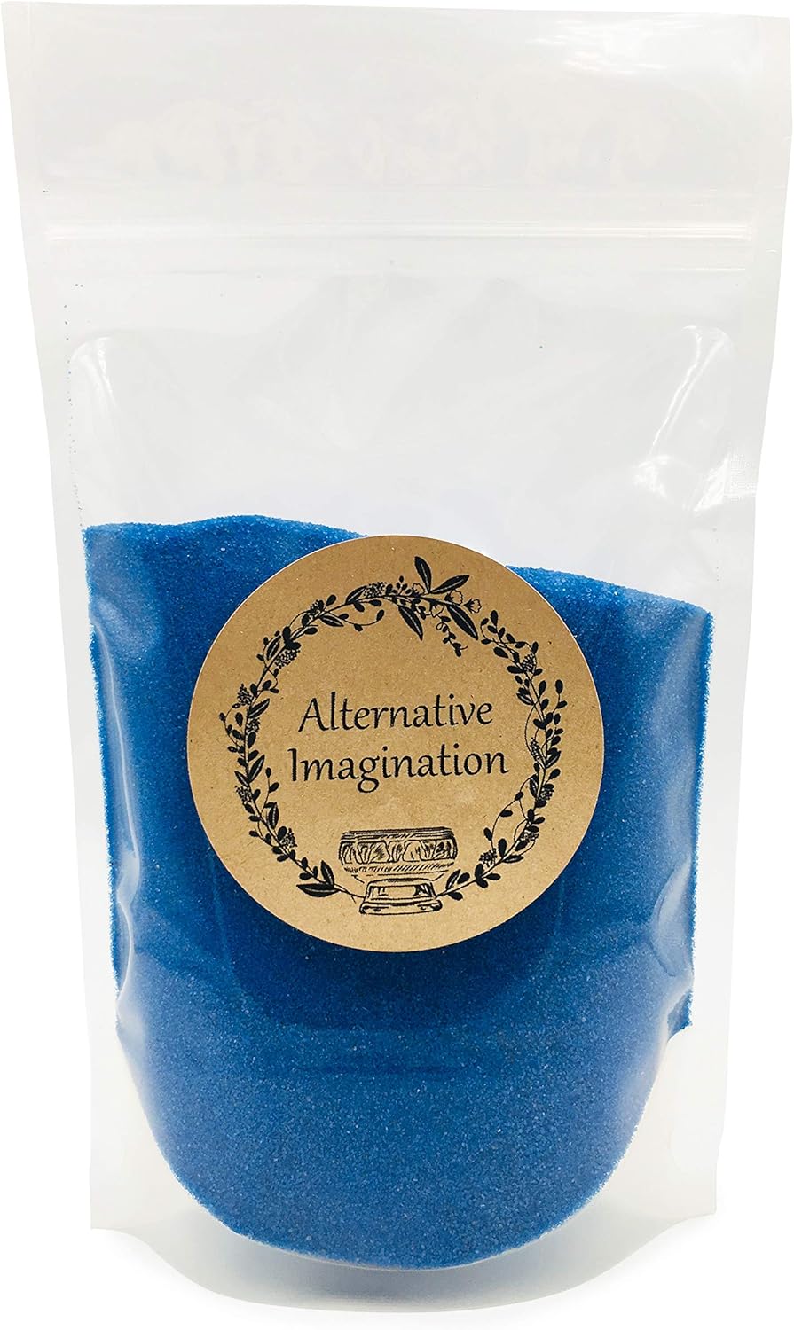 Blue Sand - Fine Sand for Zen Garden, Resin Incense Burner, Smudge Bowl, Ritual Incense, Cast Iron