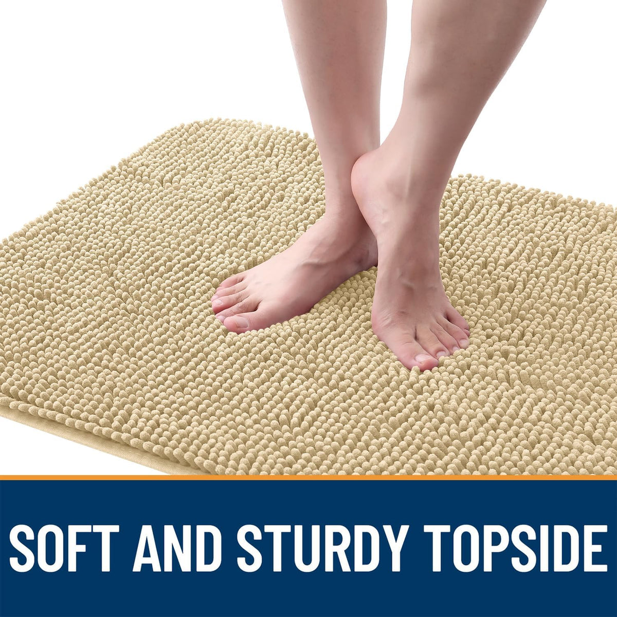 OLANLY Dog Door Mat for Muddy Paws 36x24, Absorbs Moisture and Dirt, Absorbent Non-Slip Washable