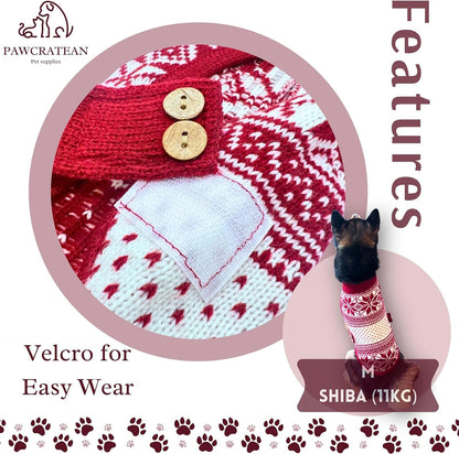 Cute Sweater for Dogs and Cats Soft Flannel Pet Outfit Warm and Cozy Animal Hoodie Small to Large