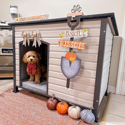Aivituvin Large Dog House Outdoor Indoor Weatherproof Dog House for Small & Medium & Large Dogs