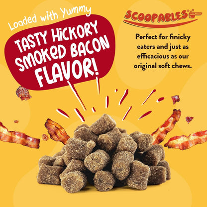 NaturVet Scoopables Advanced Probiotics for Dogs - Chewable Dog Probiotics & Digestive Enzymes