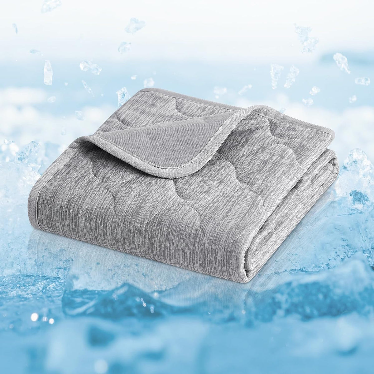 Cozy Bliss Leakproof Cooling Blanket for Medium Dogs – Q-Max>0.4, Durable & Washable Dog Cooling