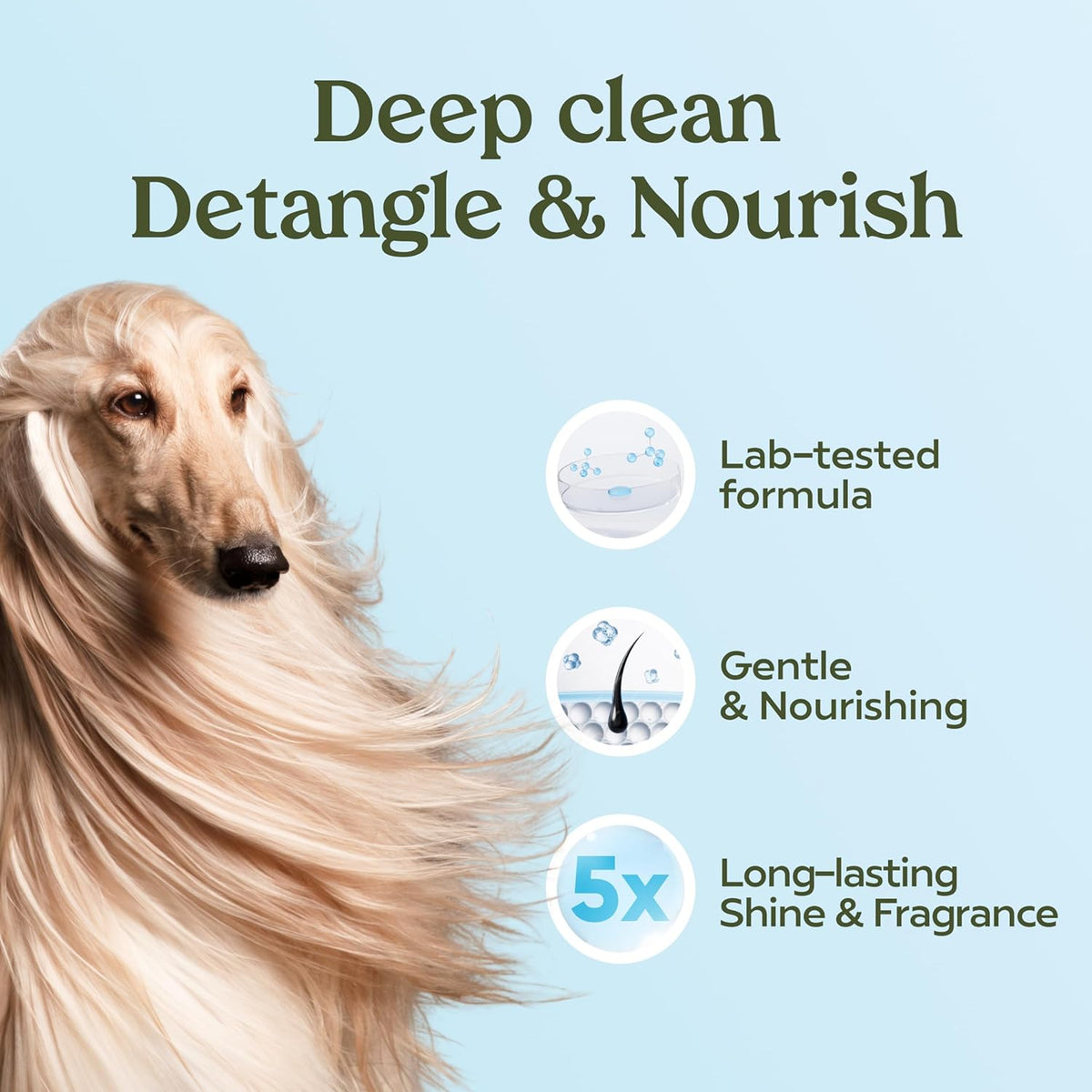 PAWFUME Dog Shampoo and Conditioner, Blue Ribbon, 2-Pack – Nourish & Detangle for a Silky Soft Coat