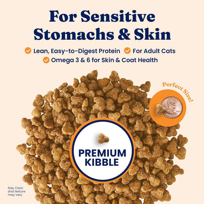 Solid Gold Sensitive Stomach Dry Cat Food - Grain Free & Gluten Free Sensitive Stomach Cat Food for