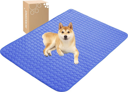 MICROCOSMOS Summer Cooling Mat & Sleeping Pad- Water Absorption Top, Materials Safe, Easy Carry, EZ