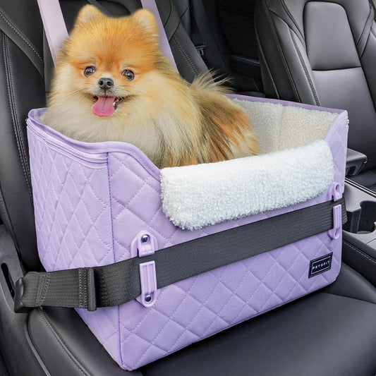 PETSFIT Dog Car Seats for Small Dogs, Patent Safe Buckles Cat Car Seat, Car Seat for Dogs with