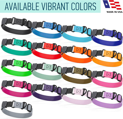 Dogline Biothane Waterproof Dog Collar with Herm Sprenger Stainless Steel Quick Release Buckle