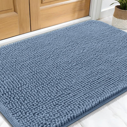 OLANLY Dog Door Mat for Muddy Paws 30x20, Absorbs Moisture and Dirt, Absorbent Non-Slip Washable