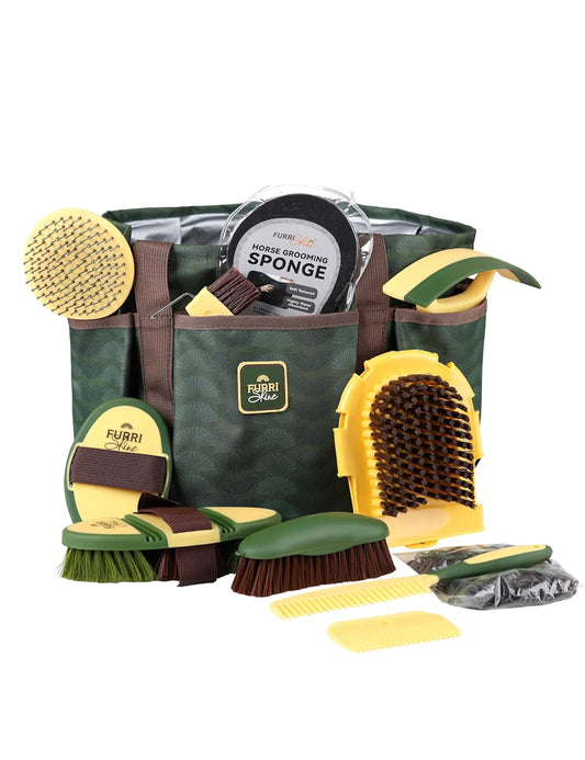 11PCS Horse Grooming Kit Curry Comb Sweat Scraper Horse Bathing Supplies Grooming Tools with