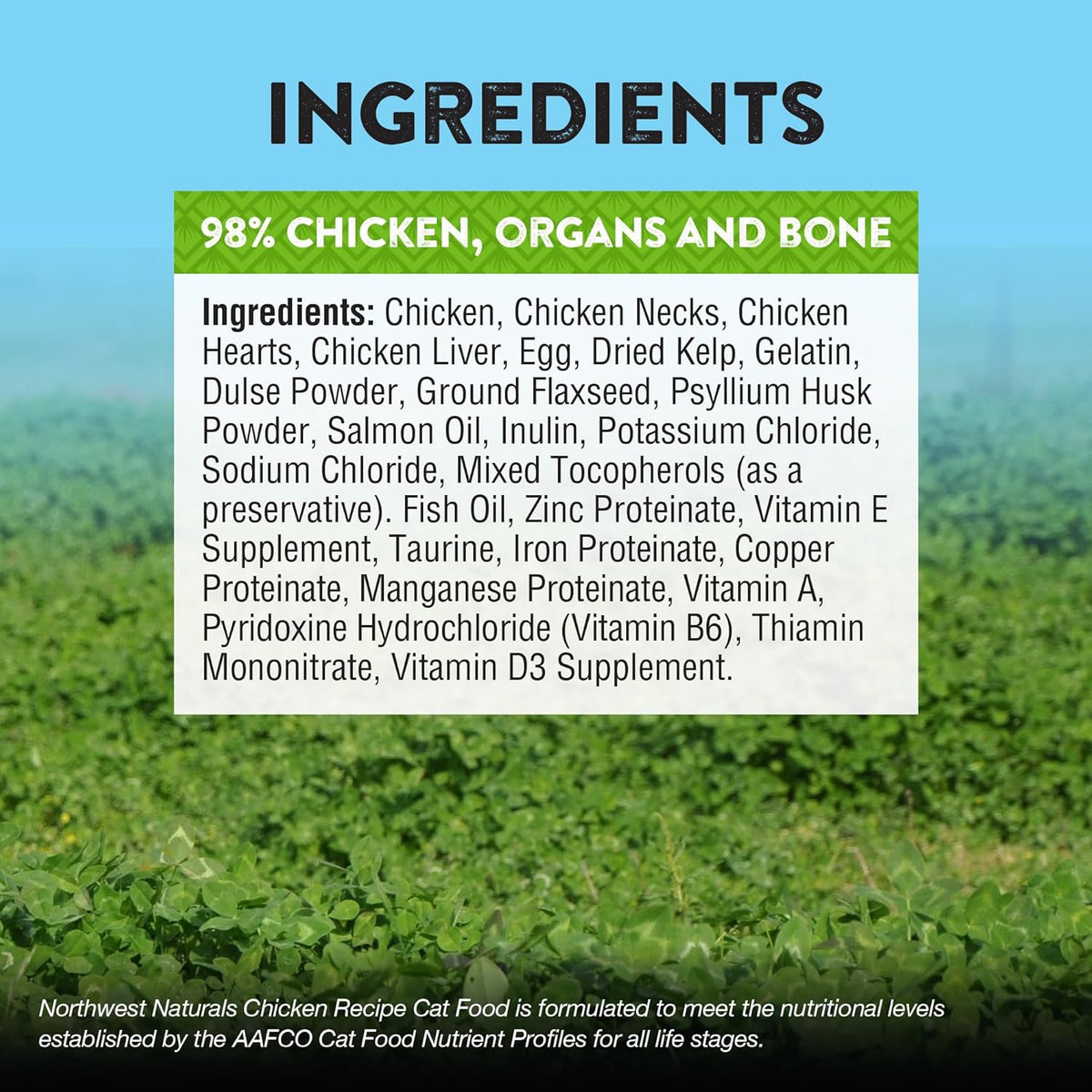 Northwest Naturals Freeze-Dried Chicken Cat & Kitten Food – Bite-Sized Nibbles – Healthy, Limited