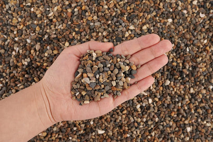 LANDEN Mekong Aquarium Brown-Black Sand 7lbs(2L), Aquarium Substrate Gravel, Pea Gravel for