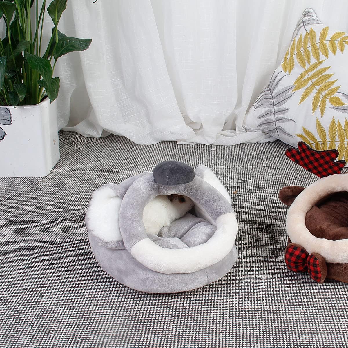 LEFTSTARER Guinea Pig Rat Bed and Hideout for Ferret Hedgehog Sleep and Hide, Hamster Small Pet