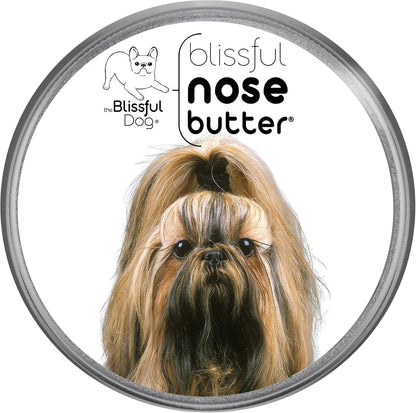 The Blissful Dog Shih Tzu Nose Butter for Dry, Cracked Skin, Lick-Safe Dog Nose Balm with