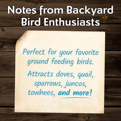 Morning Song Dove & Ground Feeding Wild Bird Seed -12 lb. Dove, Quail & Pigeon Wild Bird Food for