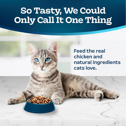 Blue Buffalo Tastefuls Natural Dry Food for Adult Indoor Cats, Chicken & Brown Rice Recipe, 15-lb.