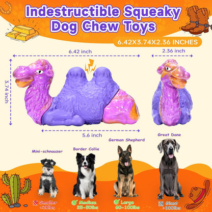 Tough Dog Toys for Aggressive Chewers, Durable Indestructible Nylon Dog Chew Toys for Large Medium