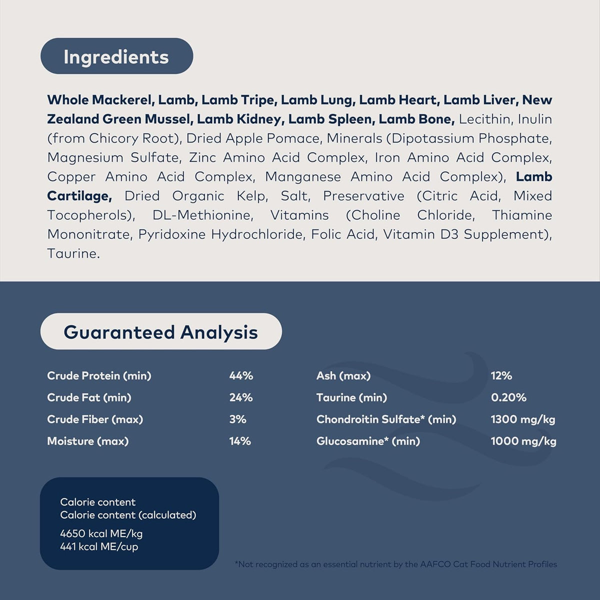 ZIWI Peak Air-Dried Cat Food – Mackerel & Lamb - All Natural, High Protein, Grain Free, Limited