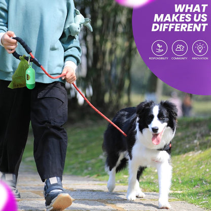 Dog Poop Bags-150 Counts with Holder (10 Rolls), Biodegradable Poop Bags, Eco-friendly and Easy to