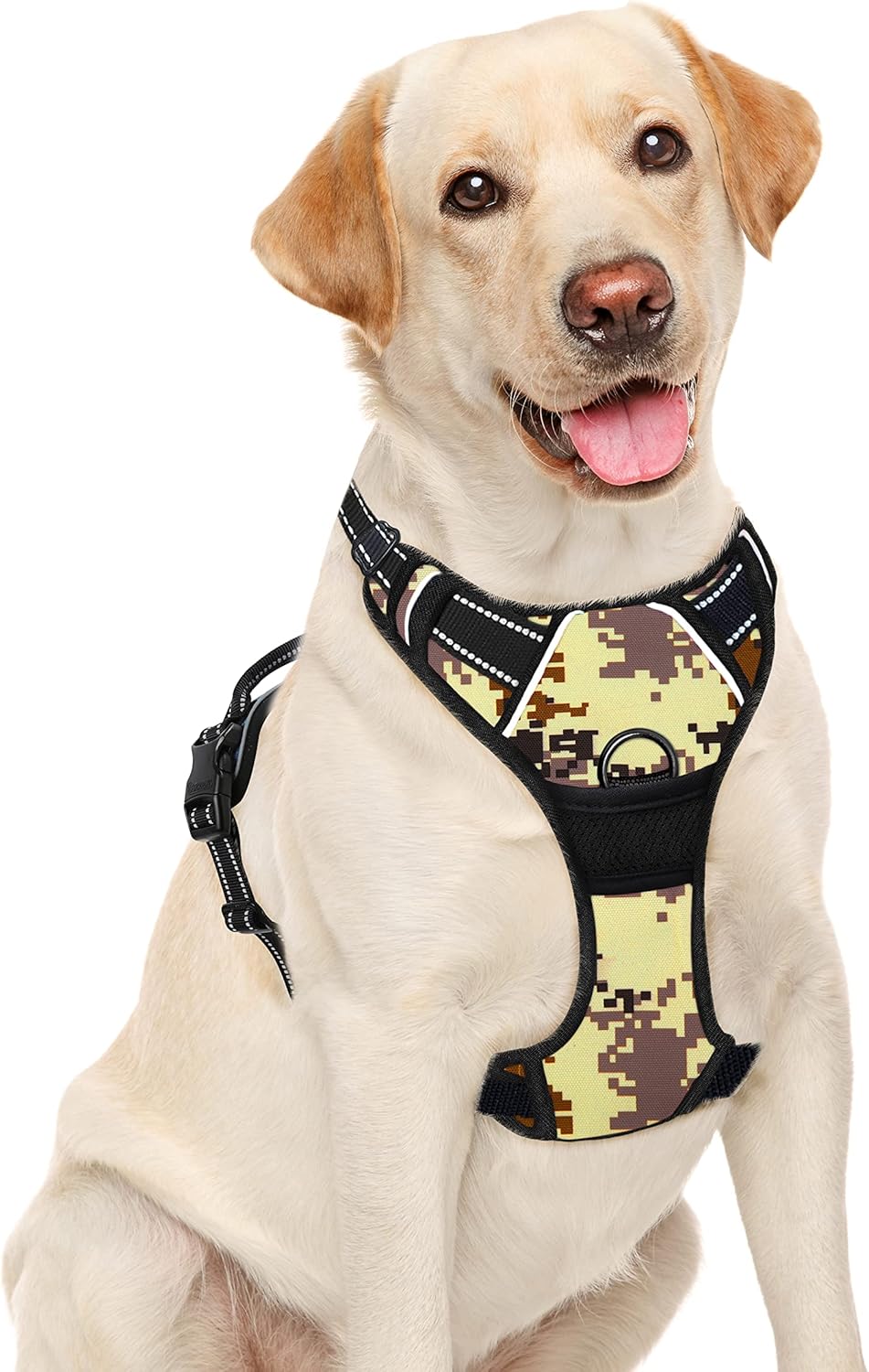 BARKBAY No Pull Dog Harness Large Step in Reflective Dog Harness with Front Clip and Easy Control