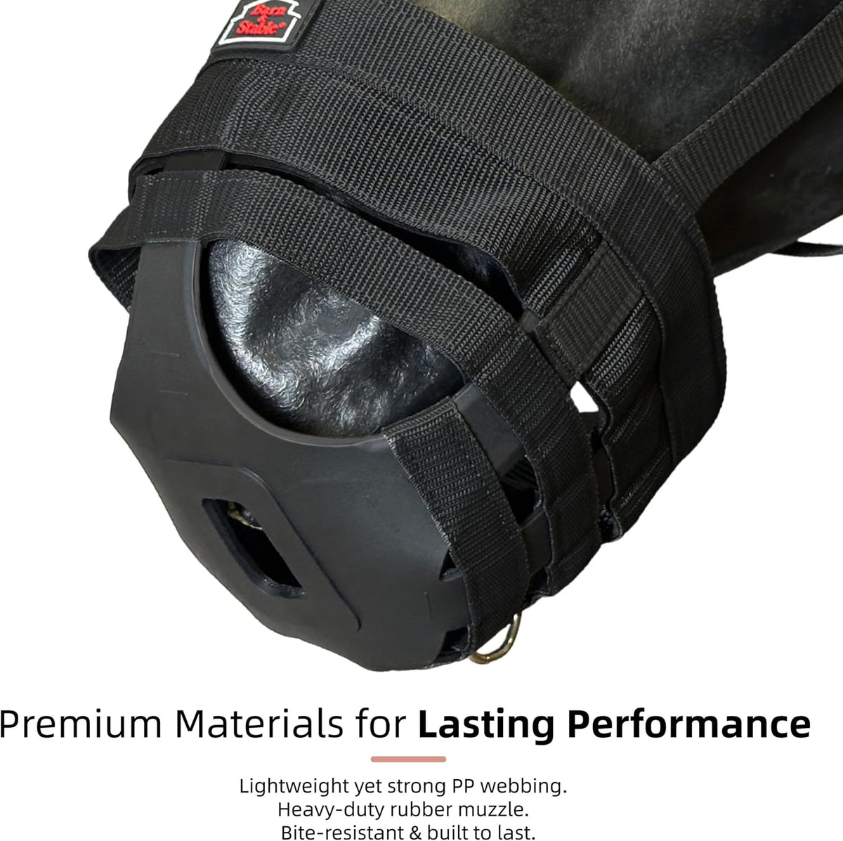 BARN & STABLE Horse Grazing Muzzle Halter for Easy Breathe, Comfortable Professional Horse Muzzle