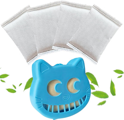 Unscented Cat Litter Box Deodorizer Kit Stick-On Activated Carbon Odor Eliminators Compatible with