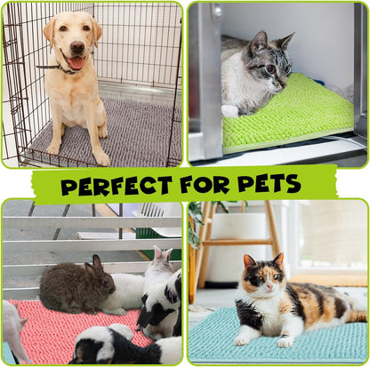 Barydat 8 Pcs Guinea Pig Cage Liner for Guinea Pig Cage Bedding Reusable Rabbit Mat Pad Washable