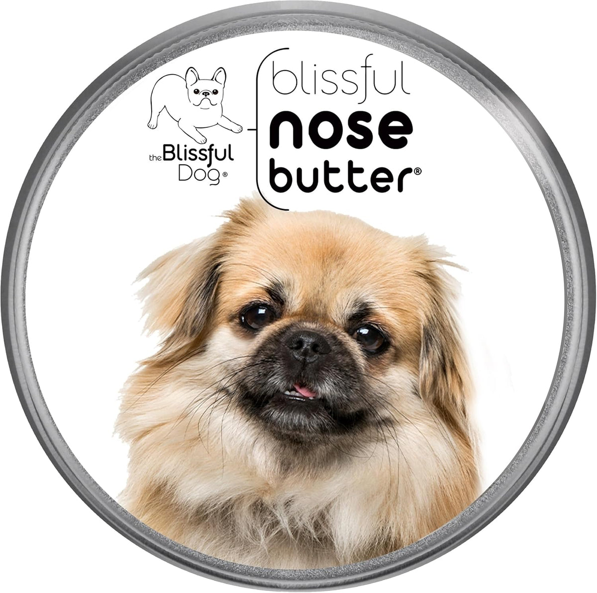 The Blissful Dog Tibetan Spaniel Nose Butter for Dry, Cracked Skin, Lick-Safe Dog Nose Balm with