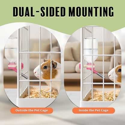 Choco Nose Patented No-Drip Water Bottle/Feeder for Guinea Pigs/Hamsters/Bunnies/Ferrets/Other